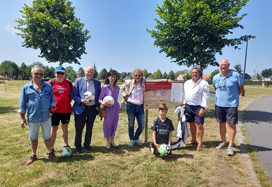 VOETGOLFTERREIN AAN VRIJETIJDSCENTRUM  OFFICIEEL GEOPEND