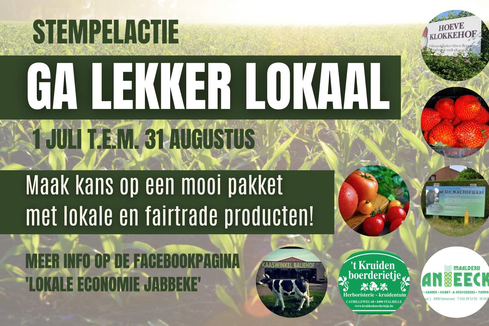 STEMPELACTIE 'GA LEKKER LOKAAL'