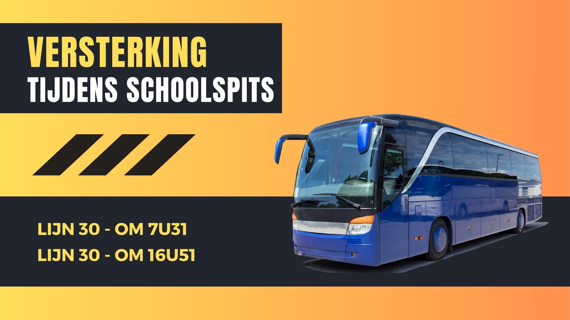 VERSTERKING DOOR DE LIJN TIJDENS DE SCHOOLSPITS