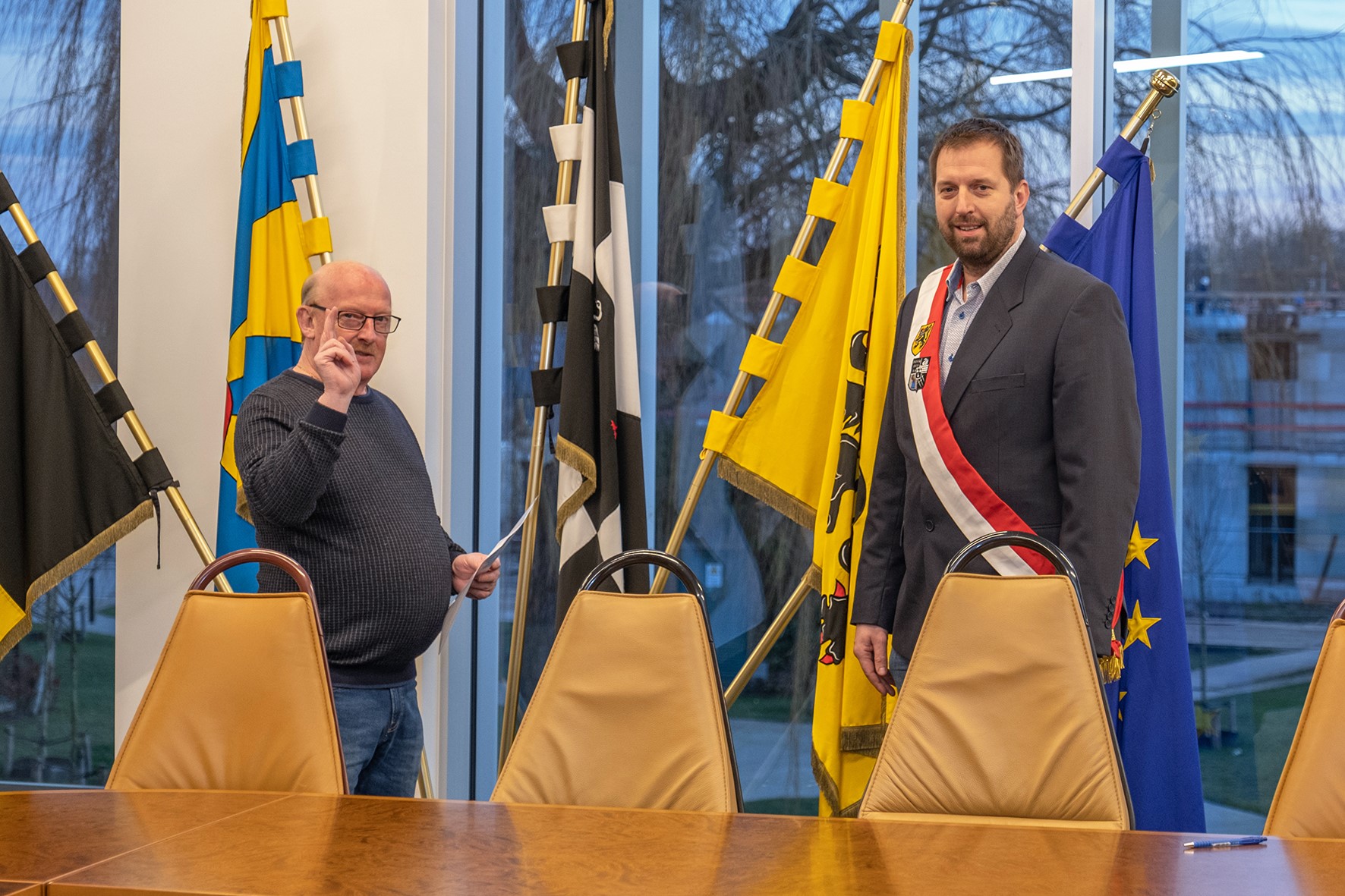 EEDAFLEGGING THIERRY TEMPERE - OPVOLGING JAN TALLOEN IN BCSD