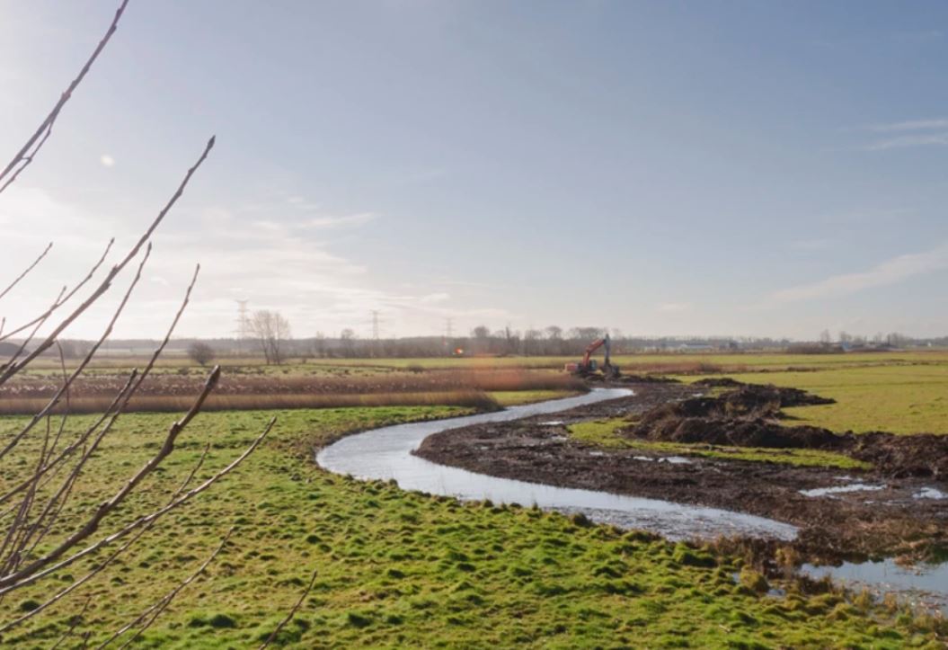 TERREINWERKEN VOOR EXTRA NATUURGEBIED IN KWETSHAGE