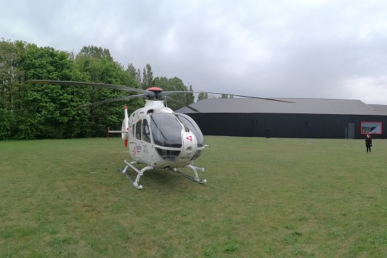 NIEUWE MUG-HELI IN ACTIE