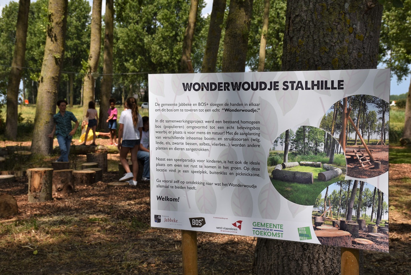 WONDERWOUDJE WORDT GEOPEND IN STALHILLE IN SAMENWERKING MET BOS+