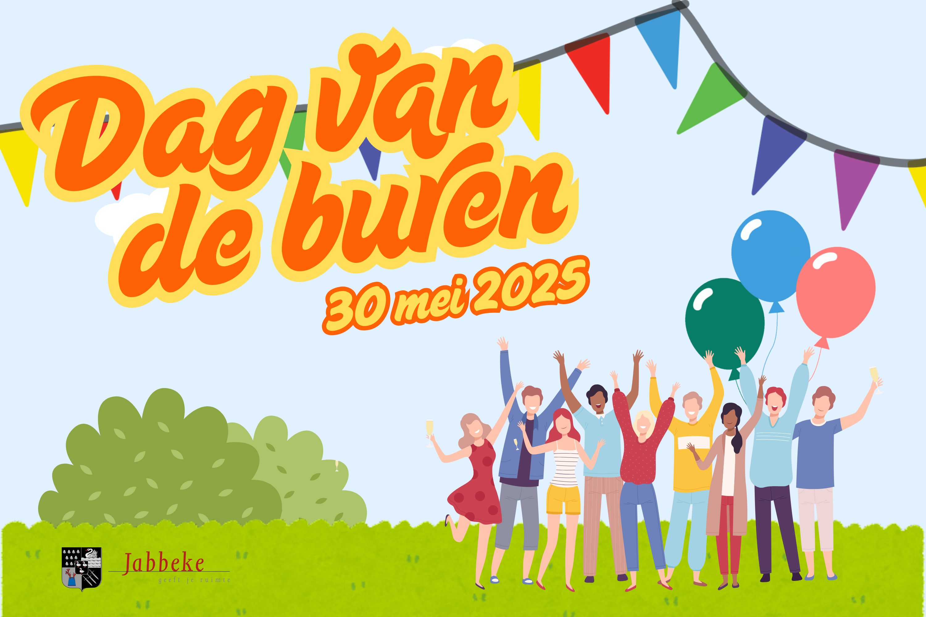 NEEM DEEL AAN 'DAG VAN DE BUREN' MET JOUW BUURT!