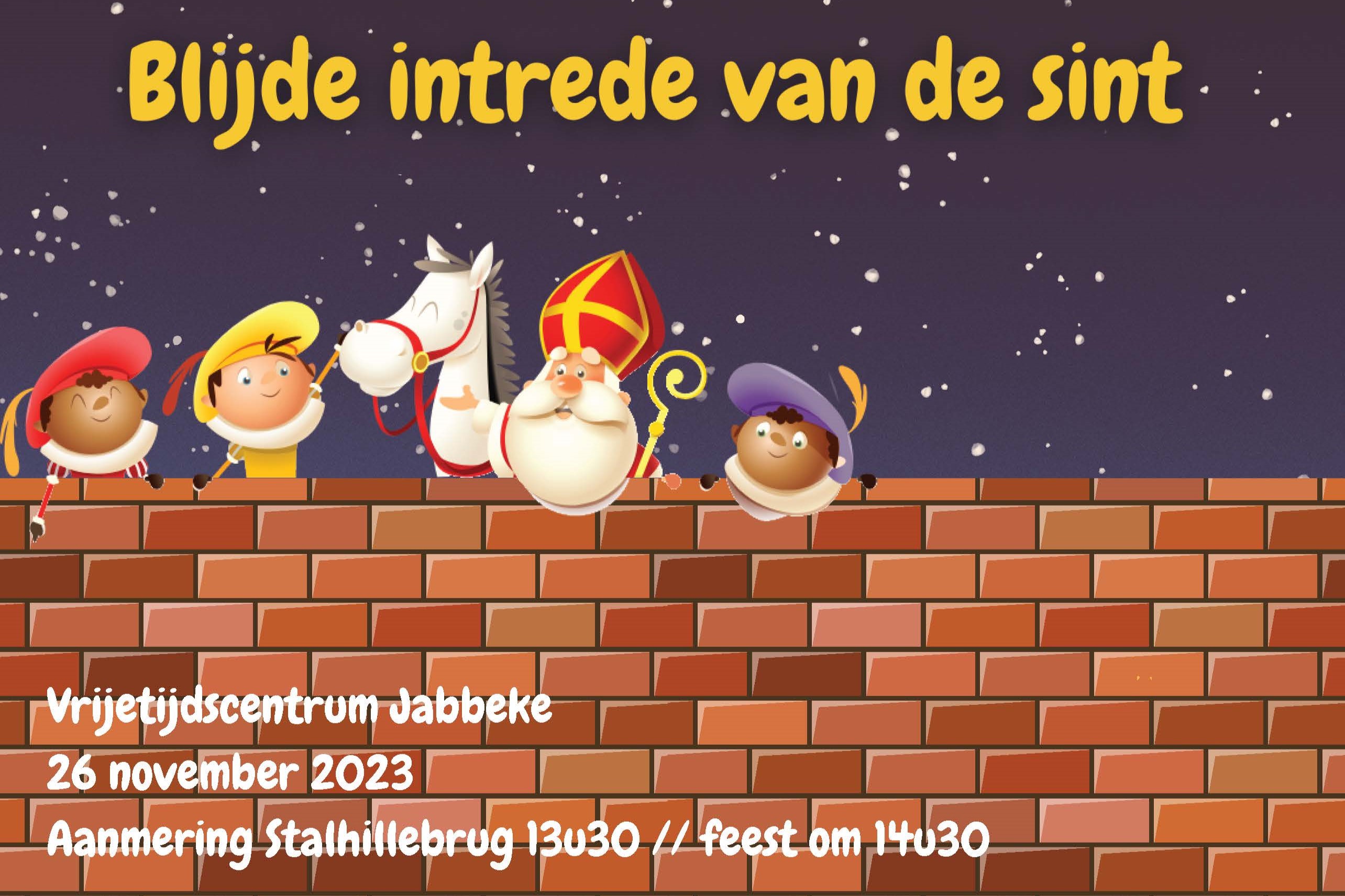 BLIJDE INTREDE VAN DE SINT - 26 NOVEMBER 2023