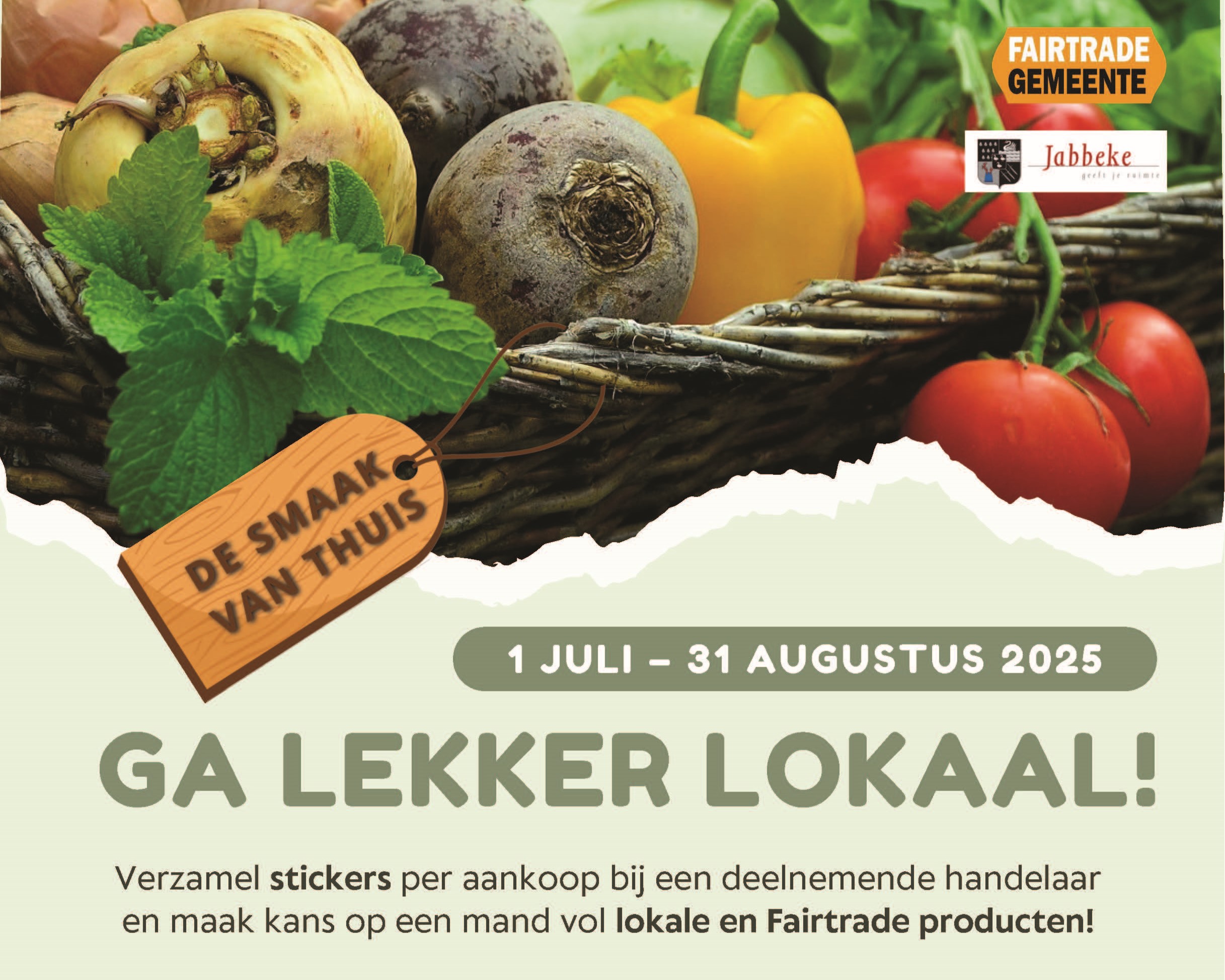 STEMPELACTIE 'GA LEKKER LOKAAL'