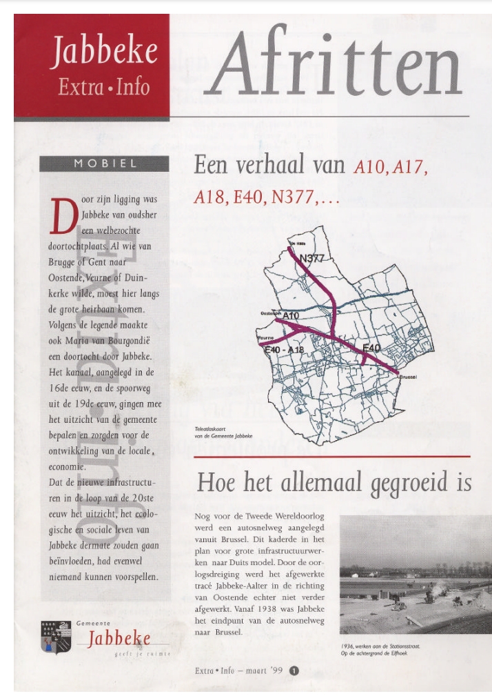 Afritten - een verhaal van A10, A17, A18, E40, N377