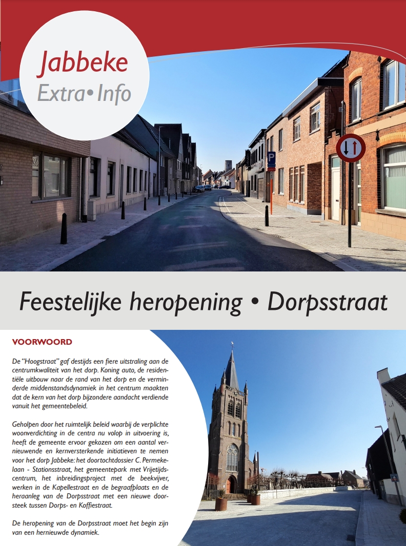 Feestelijke heropening Dorpsstraat