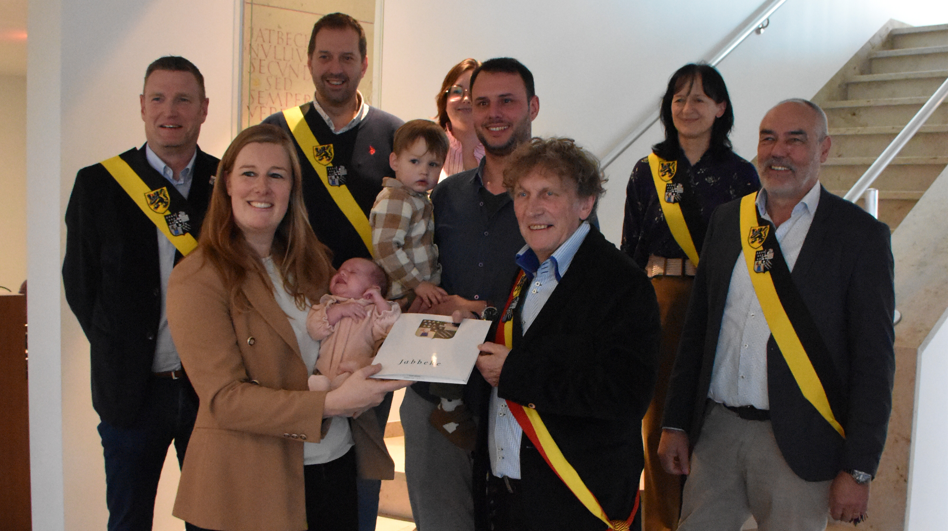 Verwelkoming van de 15.000ste inwoner van Jabbeke