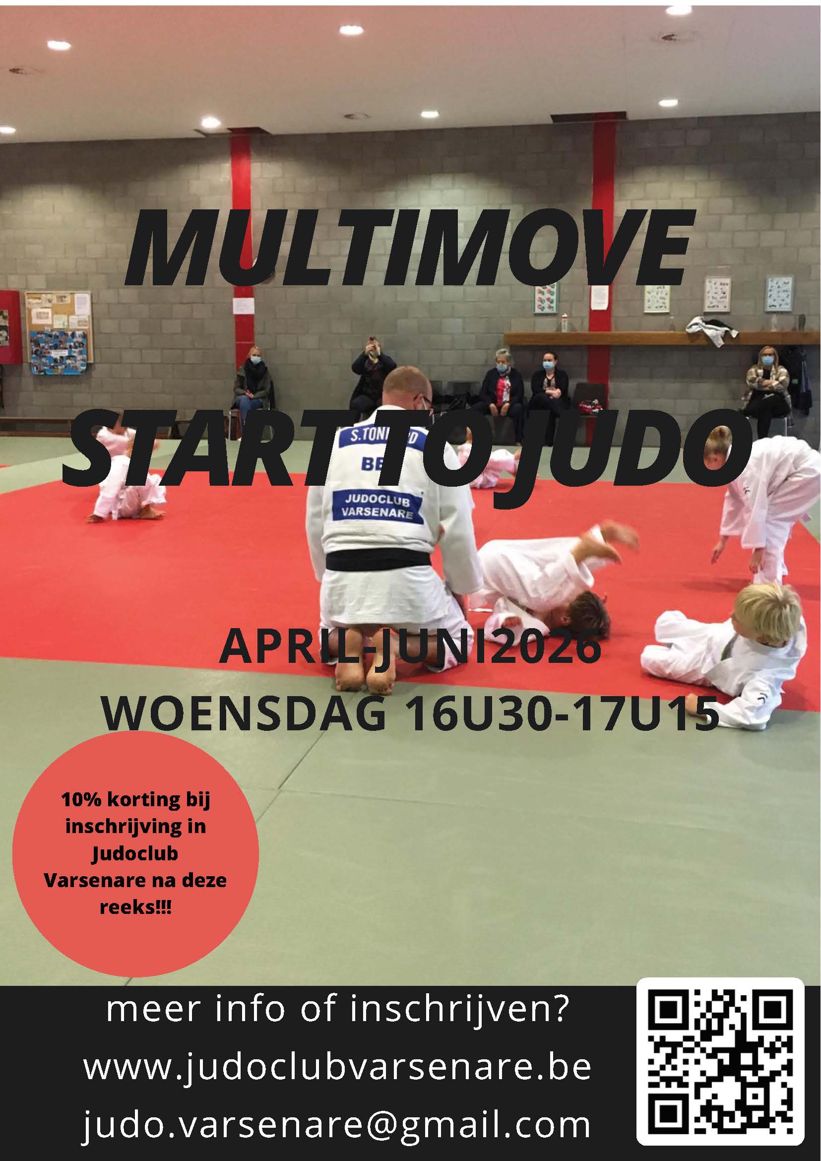 Affiche Multimove Start to Judo